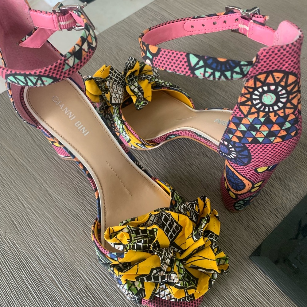 Multicolor GianniBini Heels